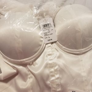 Satin Beauty Cropped Bustier